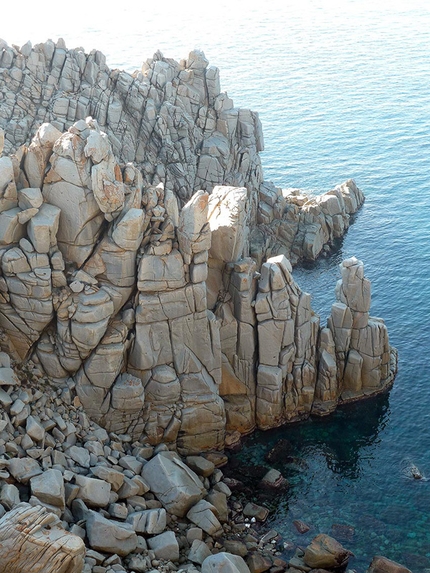 Capo Pecora, Sardinia - The sector Pecora Puzzle.