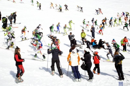 Coppa del Mondo di scialpinismo 2014 - Una fase della Coppa del Mondo di scialpinismo 2013