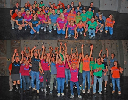 Climbers against Cancer - Lo staff a Kletterhalle Imst