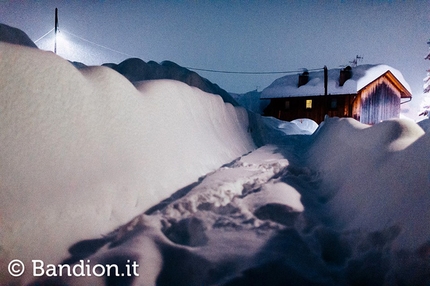 Cortina d'Ampezzo, winter 2014 - Before the big snowfall, Cortina d'Ampezzo, winter 2014