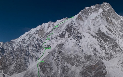 Nanga Parbat in winter - Nanga Parbat and the Schell route, chosen by Simone Moro and David Göttler for their attempt of the first winter ascent.