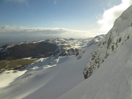 Monte Miletto - The Thin Ice, Monte Miletto (Fabio Madonna, Riccardo Quaranta 14/02/2014)