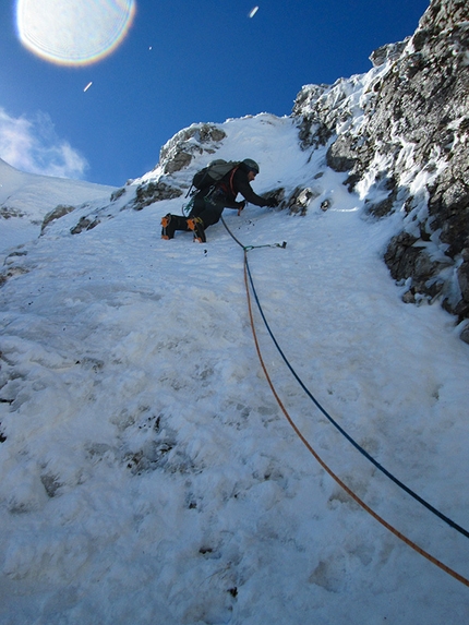 Monte Miletto - The Thin Ice, Monte Miletto (Fabio Madonna, Riccardo Quaranta 14/02/2014)