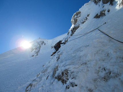 Monte Miletto - The Thin Ice, Monte Miletto (Fabio Madonna, Riccardo Quaranta 14/02/2014)