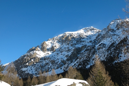 Chaberton, discesa del canale NE