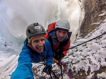 Tim Emmett and Klemen Premrl repeat Overhead Hazard at Helmcken Falls