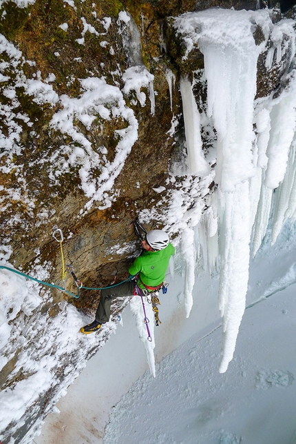 Helmcken Falls, Canada - Klemen Premrl sul sesto tiro di Overhead Hazard