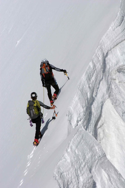 Gli 82 Quattromila delle Alpi in 60 giorni, Franco Nicolini, Diego Giovannini - Monte Bianco