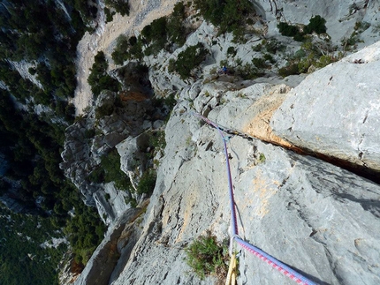 Marco Bernardi, Sardegna - Sulla Via del Tempo Reale al Monte Uddè, oggi in parte spittata.