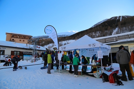 Snowboardalpinismo - Il Campionato Italiano a Prali di Snowboardalpinismo il 09/03/2014.