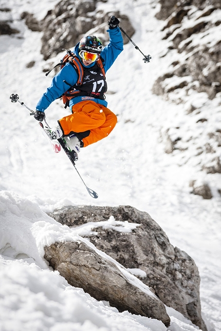 Freeride Challenge Punta Nera - Momenti del Freeride Challenge Punta Nera 2013 a Cortina