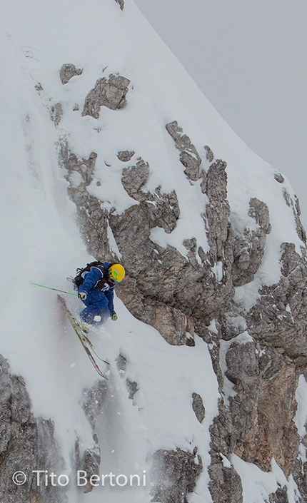 Freeride Challenge Punta Nera - Momenti del Freeride Challenge Punta Nera 2013 a Cortina