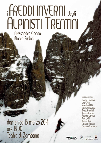 I freddi inverni degli alpinisti Trentini a Zambana