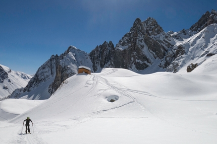 Monte Oronaye parete Nord e il Canale della Forcella