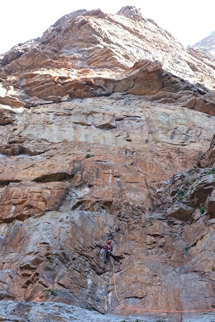 Corsica new climb by Arnaud Petit and Jeff Arnoldi