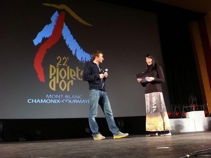 Piolets d'Or 2014 - Ueli Steck, Annapurna, together with Kay Rush