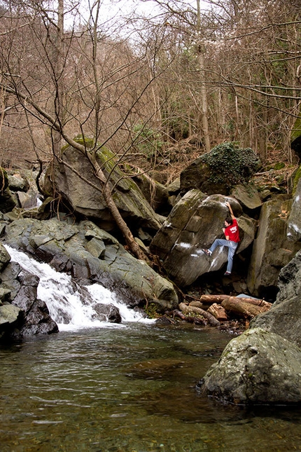 Varazze bouldering with Marco Bagnasco