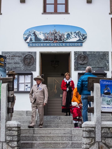 Piolets d'Or 2014 - Press conference and start of the celebration: Società dell Guide, Courmayeur