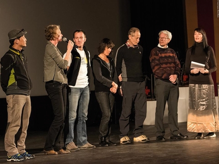 Piolets d'Or 2014 - La giuria del Piolets d'Or 2014: Lim Sung Muk, Karin Steinbach, Denis Urubko, Catherine Destivelle, Erri De Luca, George Lowe & Kay Rush