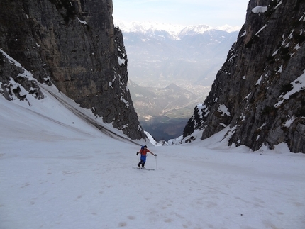 Una discesa per Marco Anghileri - Parete Nord di Cima Dodici, Valsugana