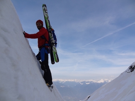 Una discesa per Marco Anghileri - Parete Nord di Cima Dodici, Valsugana