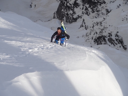 A descent for Marco Anghileri - Cima Dodici North Face, Valsugana