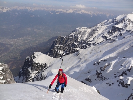 Una discesa per Marco Anghileri - Parete Nord di Cima Dodici, Valsugana