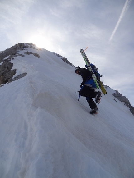 Una discesa per Marco Anghileri - Parete Nord di Cima Dodici, Valsugana