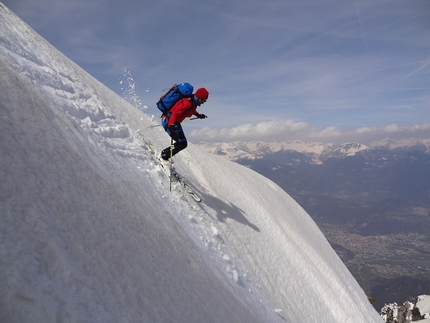 Una discesa per Marco Anghileri - Parete Nord di Cima Dodici, Valsugana
