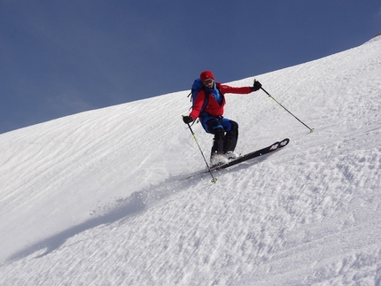 Una discesa per Marco Anghileri - Parete Nord di Cima Dodici, Valsugana