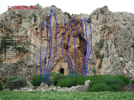 SanVito Climbing Festival - Outdoor Games 2014 - The new crag Il Castello at San Vito Lo Capo, Sicily