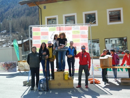 Tour du Grand Paradis 2014 - Tour du Grand Paradis 2014: podio femminile 1. Francesca Martinelli e Roberta Pedranzini 2. Laura Besseghini e Birgit Stuffer 3. Federica Osler e Marialucia Maraschinelli