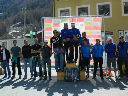 Tour du Grand Paradis 2014 - Tour du Grand Paradis 2014: podio maschile. 1. Michele Boscacci e Matteo Eydallin 2. Filippo Barazzuol e Davide Galizzi 3. Filippo Beccari e Nadir Maguet