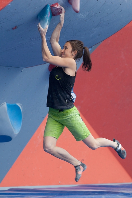 Bouldering World Cup 2014 - The first stage of the Bouldering World Cup 2014 at Chongqing in China: Juliane Wurm