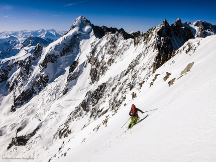 Tour Noir - Cresta Sud - Una discesa molto facile con neve primaverile perfetta.