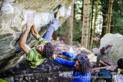 Melloblocco 2014 - Jacopo Larcher & Giovanni Ongaro al Melloblocco 2014