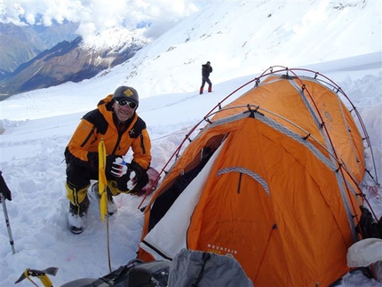 Manaslu 2008 - Romano Benet al Campo 1