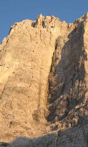 Il Matto del Barbiere, nuova via nelle Dolomiti di Brenta