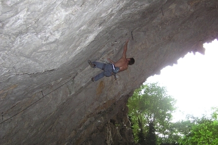 Halupca 1979, new 9a for at Ospo by Matej Sova