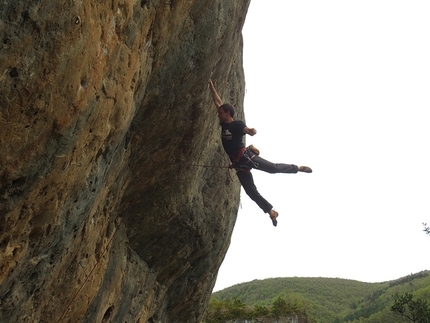 Cantobre - Climbing at Cantobre in France