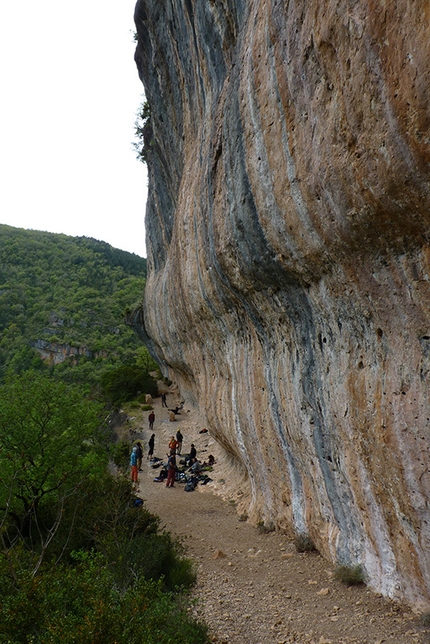 Cantobre - Climbing at Cantobre in France