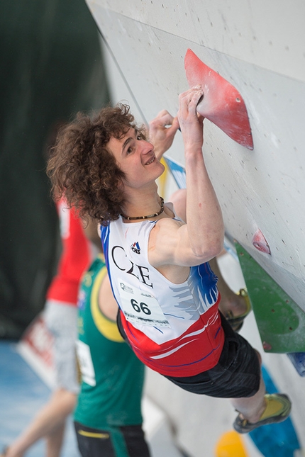 Coppa del Mondo Boulder 2014 - Adam Ondra durante la quarta tappa della Coppa del Mondo Boulder 2014