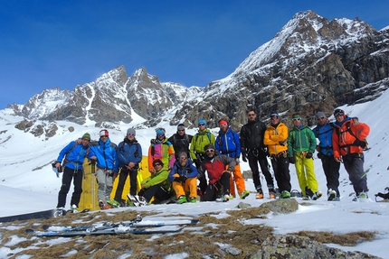 Corso Guide Alpine 2013 - 2014 - Esame di sci alpinismo in Valle d'Aosta