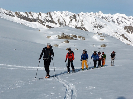 Corso Guide Alpine 2013 - 2014 - Esame di sci alpinismo in Valle d'Aosta