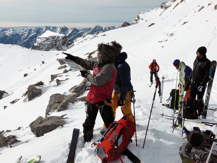 Corso Guide Alpine 2013 - 2014 - Esame di sci alpinismo in Valle d'Aosta