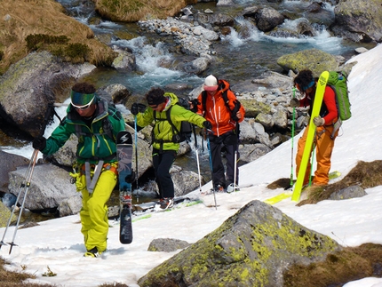 Corso Guide Alpine 2013 - 2014 - Esame di sci alpinismo in Valle d'Aosta