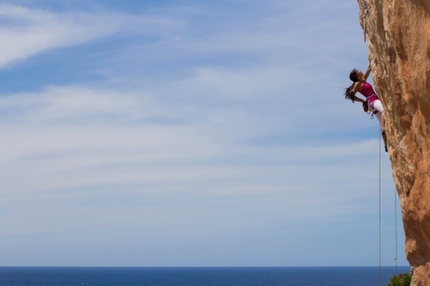 San Vito Climbing Festival 2014 - San Vito Lo Capo - Dalia Ojeda at the San Vito Climbing Festival 2014