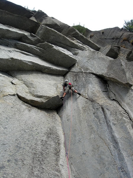 Valle dell'Orco - Sul 5° tiro di Jedi Master