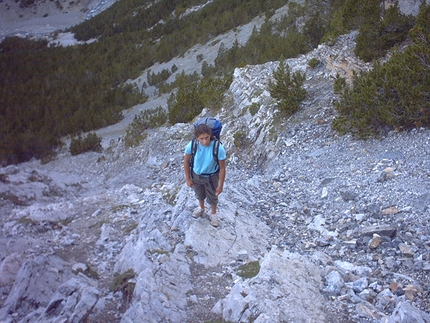 Val Mora - Margherita Quintavalla dopo l’avvicinamento il giorno dell’apertura di Gli svizzeri di qua