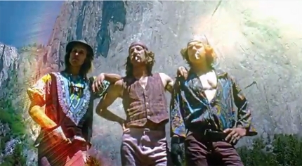 Valley Uprising - Billy Westbay, Jim Bridwell e John Long nel 1975 dopo la loro salita in giornata di The Nose, El Capitan, Yosemite.